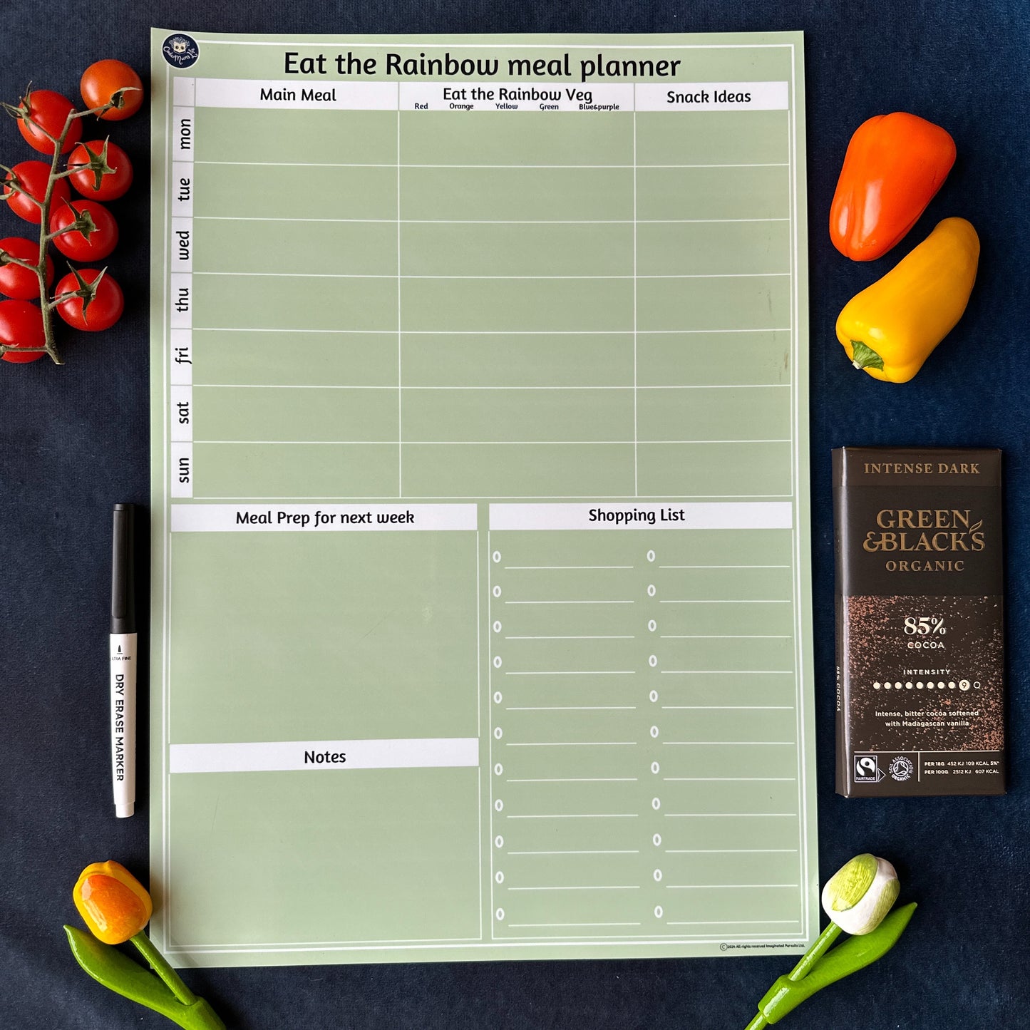 Eat the Rainbow Meal Planner