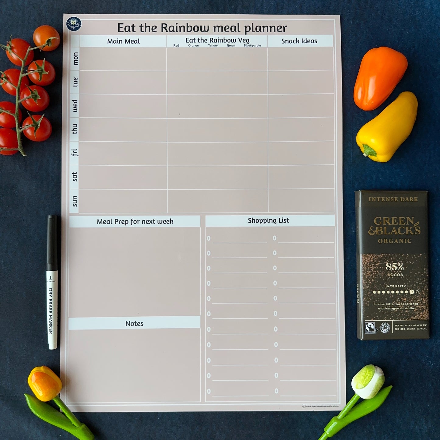 Eat the Rainbow Meal Planner