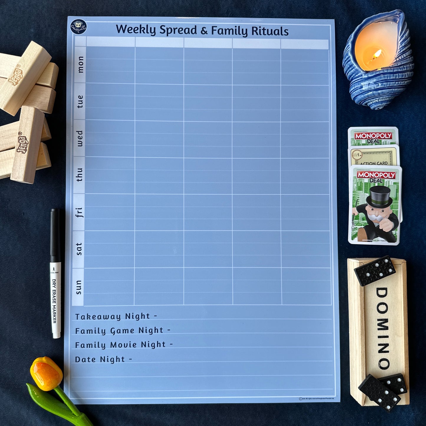 Weekly Spread & Family Rituals