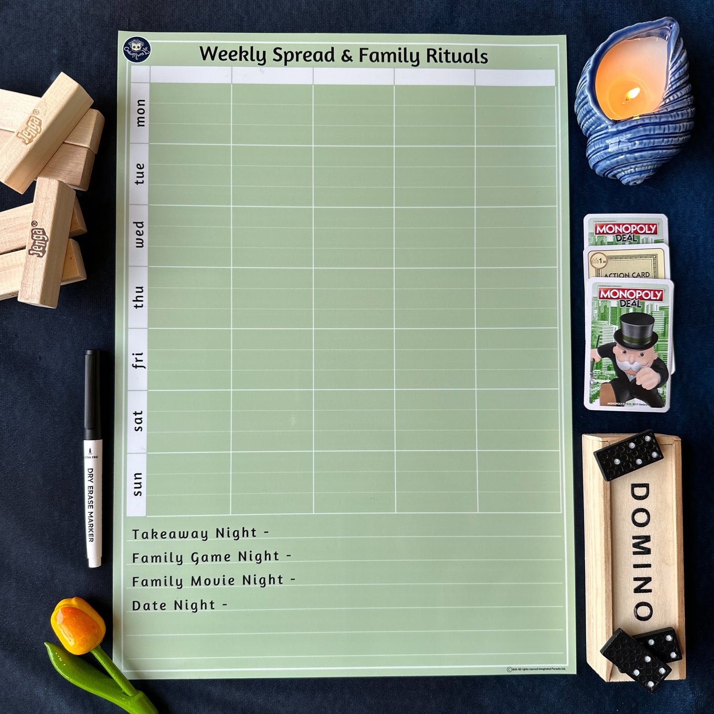 Weekly Spread & Family Rituals