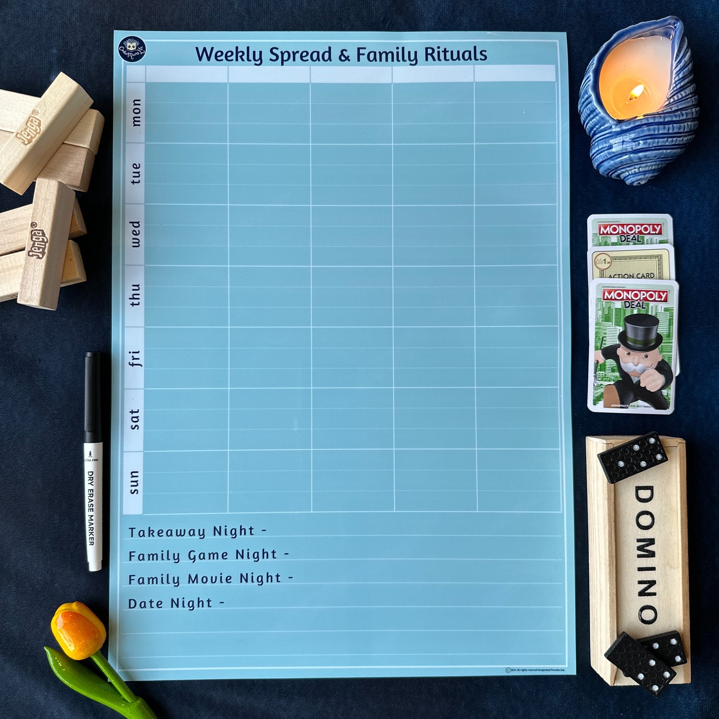 Weekly Spread & Family Rituals