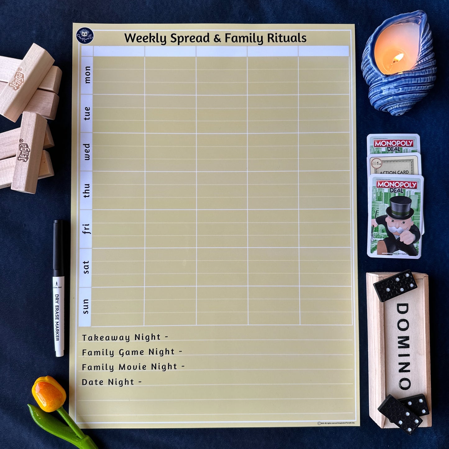Weekly Spread & Family Rituals