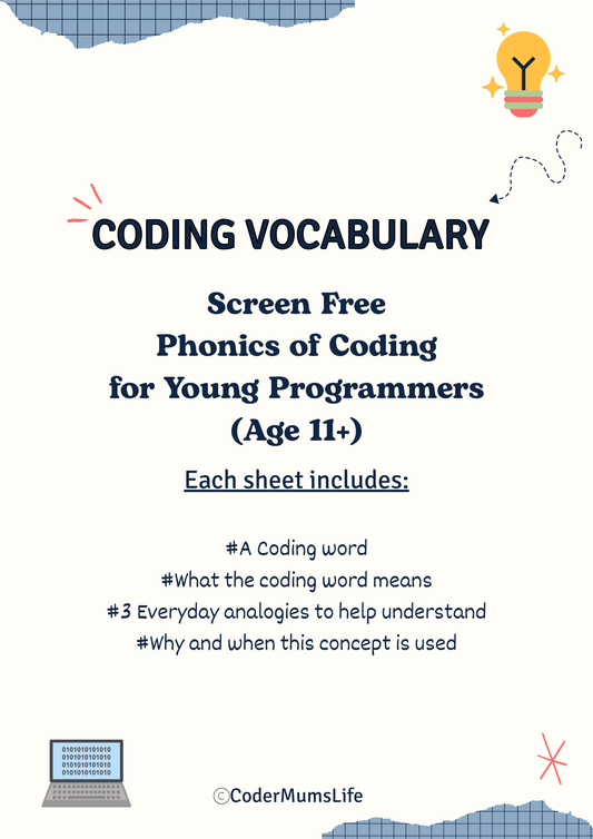 The Phonics of Coding - The Coding Vocabulary Book for Children