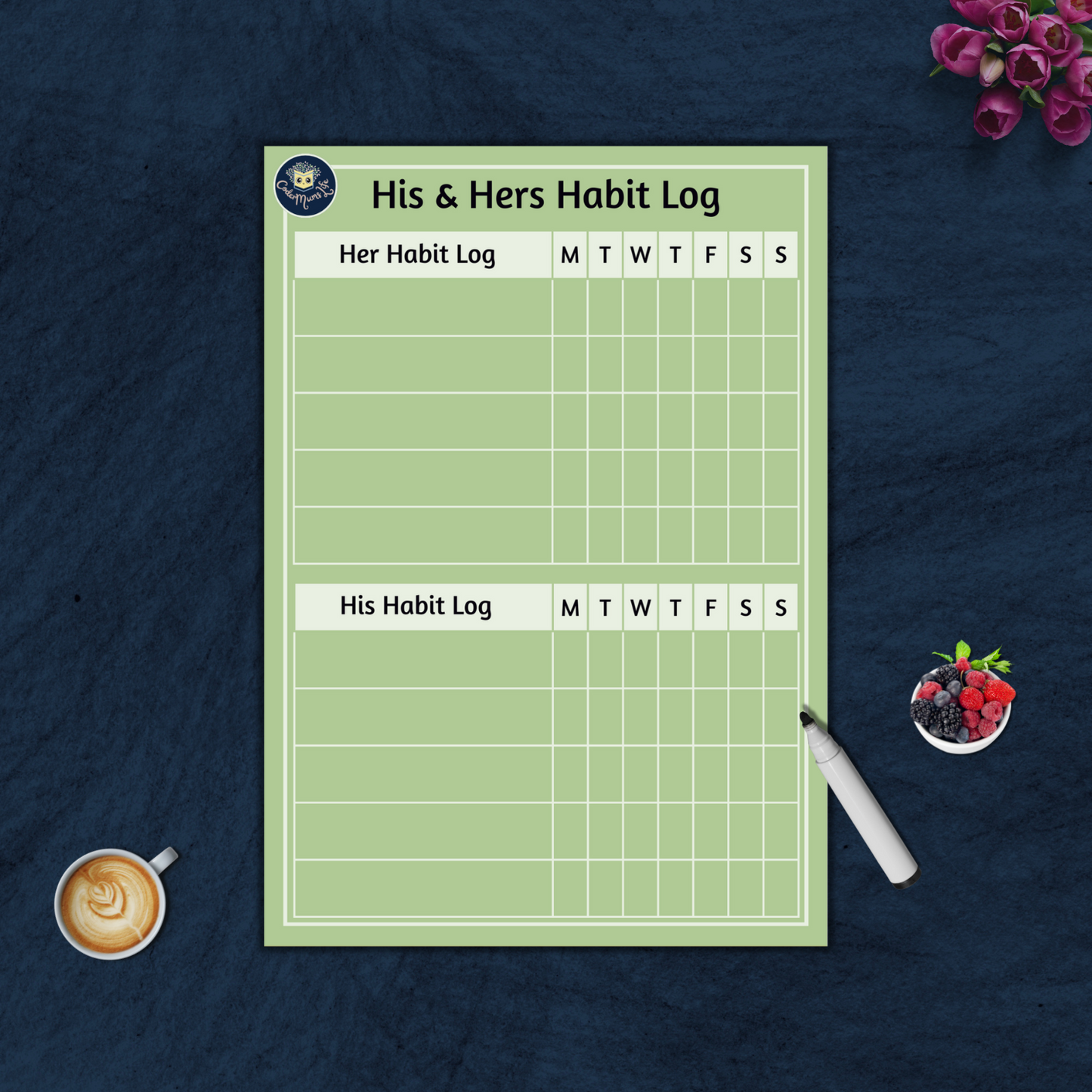 His & Hers Habit Log