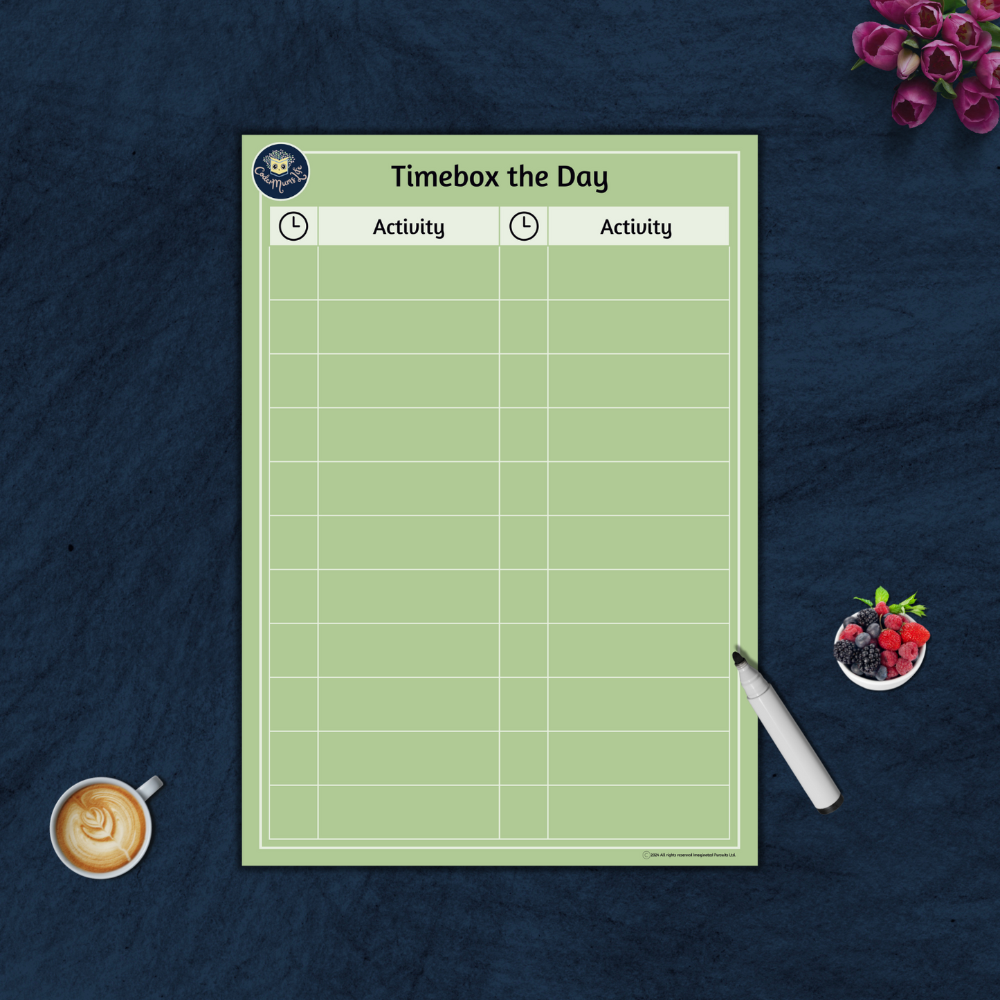 Timebox the Day Planner