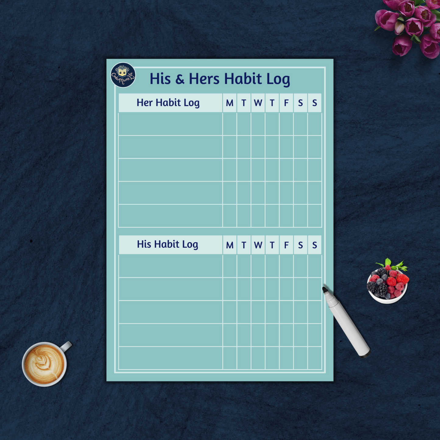 His & Hers Habit Log