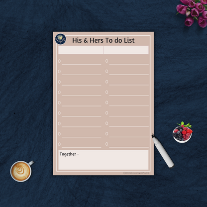 His & Hers To Do List